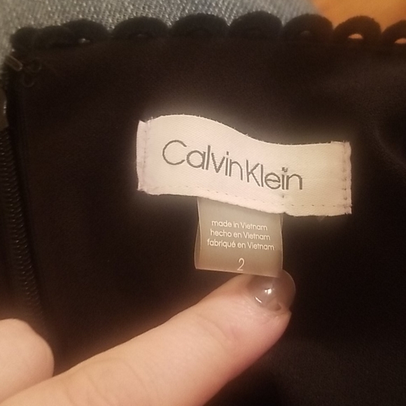 Black Calvin Klein bell sleeve dress 2 - Picture 5 of 5